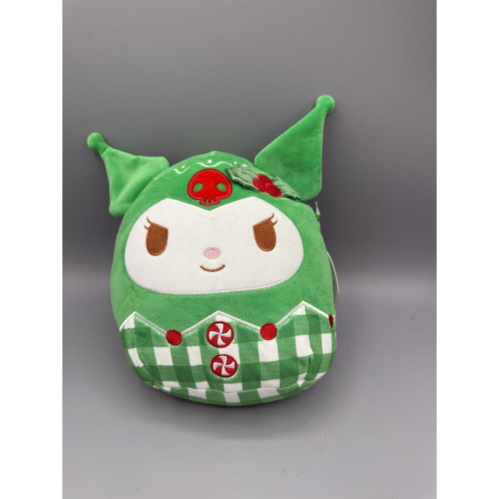 Squishmallows Sanrio Kuromi Christmas 2024 Green Elf Plush 7” – Holiday Edition